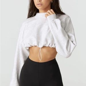 Joah Brown Drawcord Cropped Crew